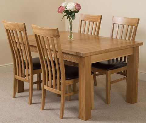Oak Extended Dining Table At Janice Bowen Blog with regard to Modern Oak Dining Table Rectangular